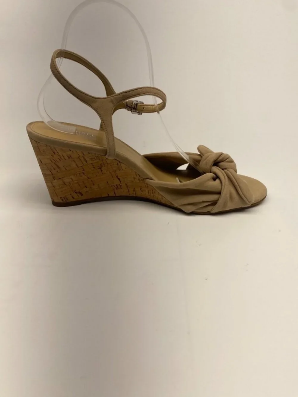 Michael Kors Womens Laney Suede Bow Wedge Sandal Sz 10